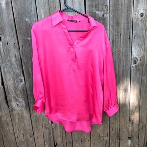 Violet & Claire Pink Top Large
